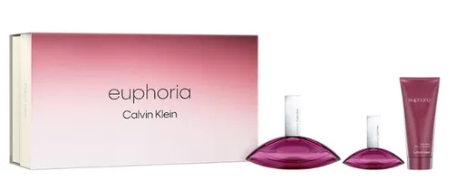 Calvin Klein Euphoria - EDP 100 ml + EDP 30 ml + tělové mléko 100 ml