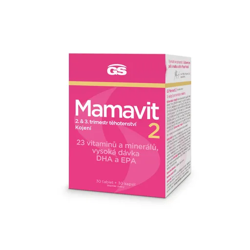 GreenSwan GS Mamavit 2 Těhotenství a kojení 30 tablet + 30 kapslí