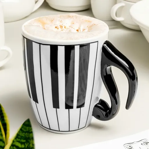 Hudební hrnek - klávesy