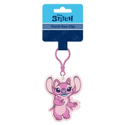 Lilo a Stitch klíčenka se světlem - Angel