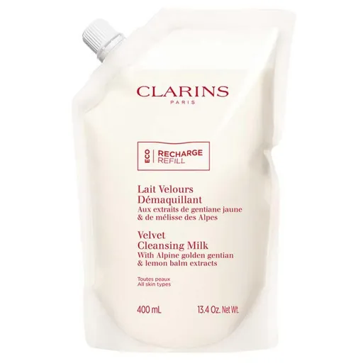 Clarins Sametové čisticí mléko (Velvet Cleansing Milk) 400 ml - náhradní náplň