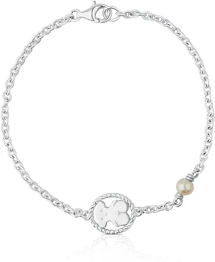 Tous Slušivý stříbrný náramek Camee 1004071400