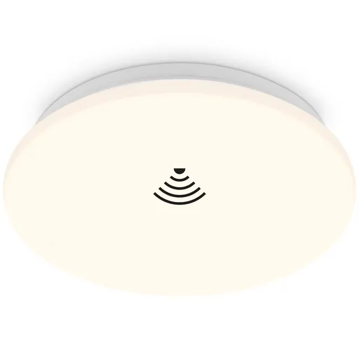 BRILONER LED stropní svítidlo s čidlem, 26 cm, 12W, 1190lm, bílé BRILO 3897016