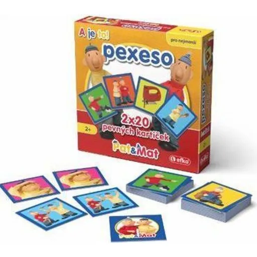 Pat a Mat Pexeso v krabičce 2x20