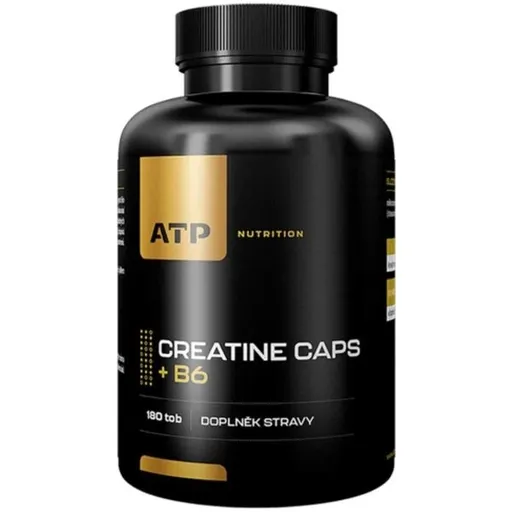 ATP NUTRITION CREATINE CAPS + B6 180 TOBOLEK Kreatinové kapsle, černá, velikost