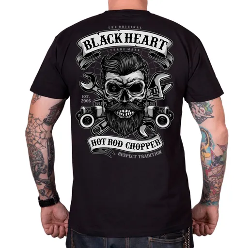 Triko BLACK HEART Respect Tradition černá XL