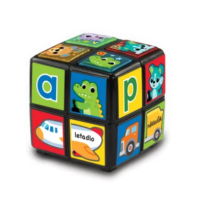 Otočná kostka se zvířátky CZ