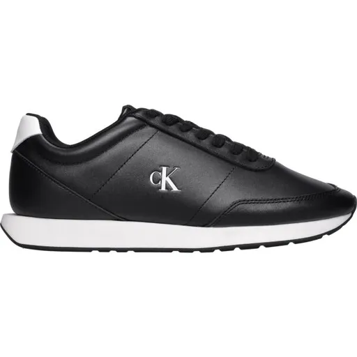 Calvin Klein RETRO RUNNER ESS LTH Nízká obuv, černá, velikost
