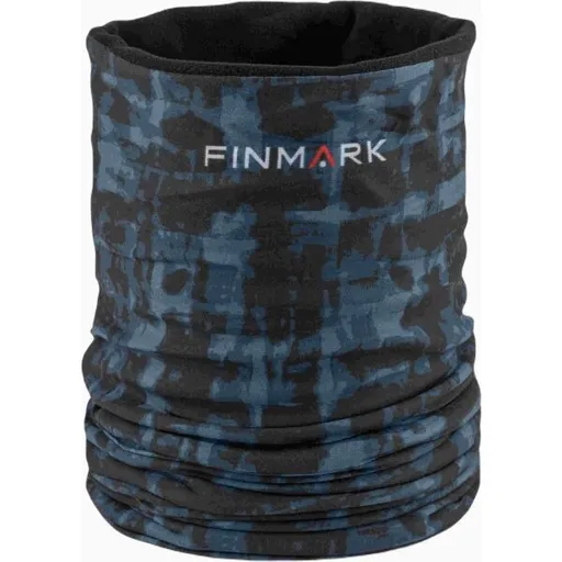 Finmark MULTIFUNCTIONAL SCARF WITH FLEECE Multifunkční šátek, černá, velikost UNI