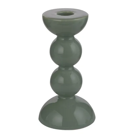 SUPER NATURAL Svícen 14 cm - tm. zelená