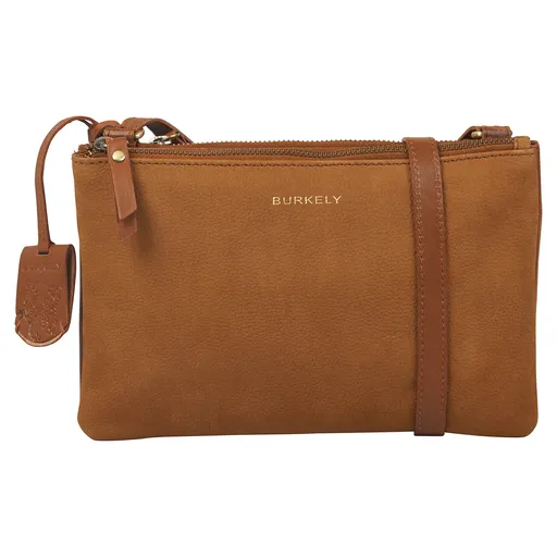 Dámská crossbody kožená kabelka Burkely Laura - koňak