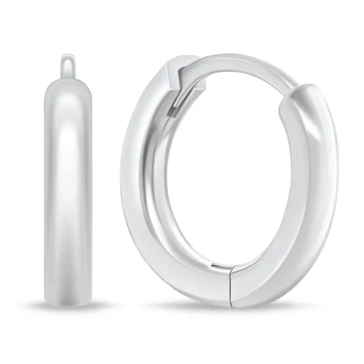 Brilio Silver Stříbrné náušnice kruhy PE071
