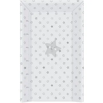 Ceba Baby Podložka měkká 80 cm trojhranná – Hvězdy šedá (5907672336459)