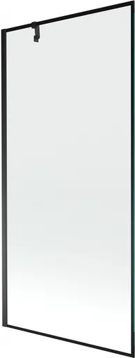 MEXEN/S Next vanová zástěna FIX 90 x 150, černá dekor, černá 895-090-000-00-70-70