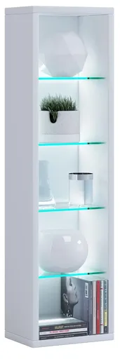 VCM Nástěnná police Rasito L, bílá