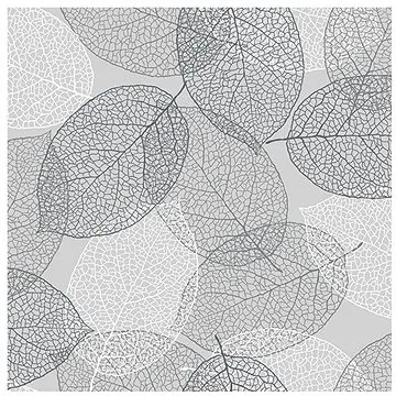 Goba ubrousky Lístky v šedém (3400121)