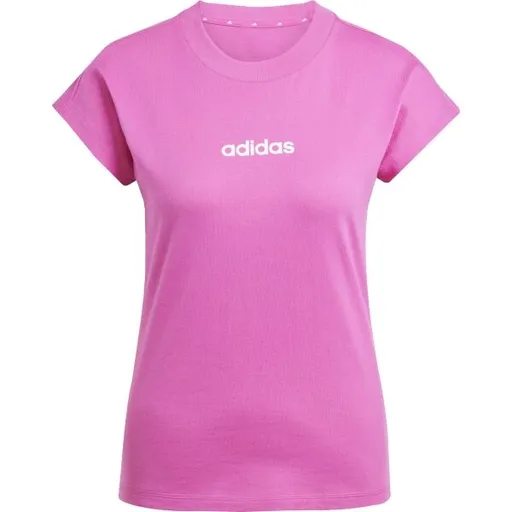 adidas ESSENTIALS LINEAR Dámské triko, růžová, velikost