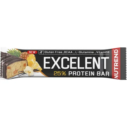 Nutrend EXCELENT 85 G VANILKA + ANANAS Proteinová tyčinka, , velikost 85 G