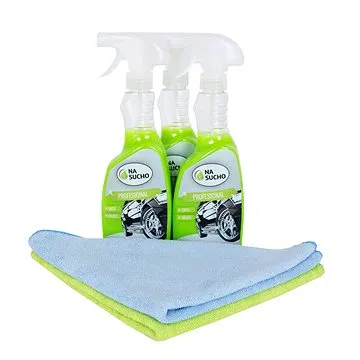 Nasucho 3 × 500 ml Profesional auto + 2 × utěrka (219)