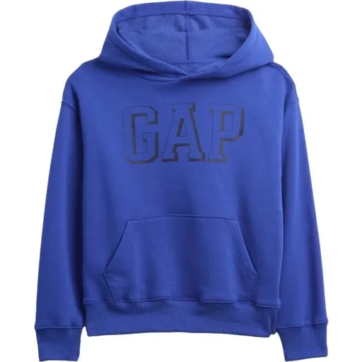 GAP V-FRCH LOGO PO - DROPSHADOW Chlapecká mikina, modrá, velikost