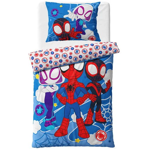 Carbotex Mikroplyšové povlečení Spidey Úžasní Přátelé, 140 x 200 cm, 70 x 90 cm