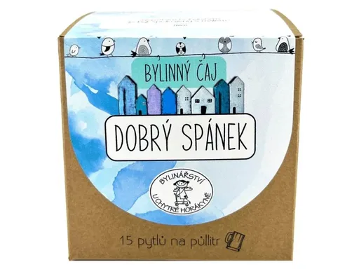 Porcovaný bylinný čaj Dobrý spánek - 45g (15x3g)- Bylinářství U Chytré horákyně
