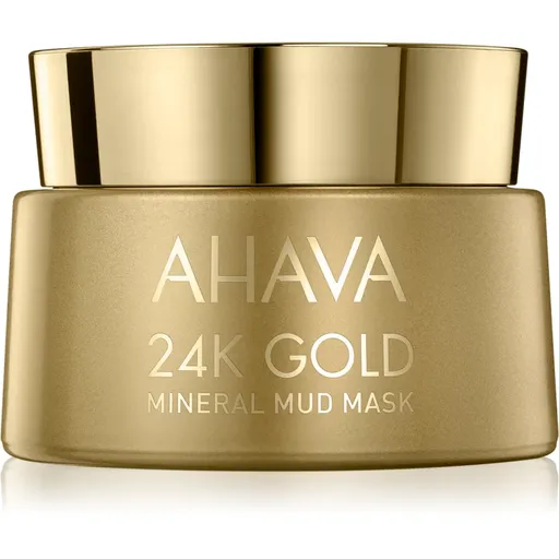 AHAVA Mineral Mud 24K Gold minerální bahenní maska s 24karátovým zlatem 50 ml