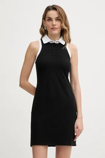 Bavlněné šaty Karl Lagerfeld IKON