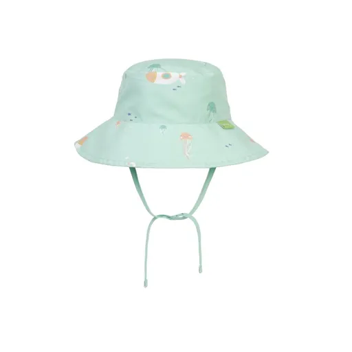 Saro Baby oboustranný klobouček s UV ochranou (18-36m) Jellyfish
