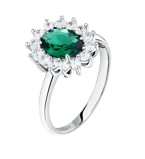 Morellato Luxusní stříbrný prsten s kubickými zirkony Tesori SAIW2840 52 mm