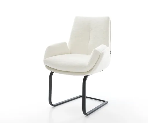 Jídelní židle Clea-Flex bouclé měkký béžová jídelní židle