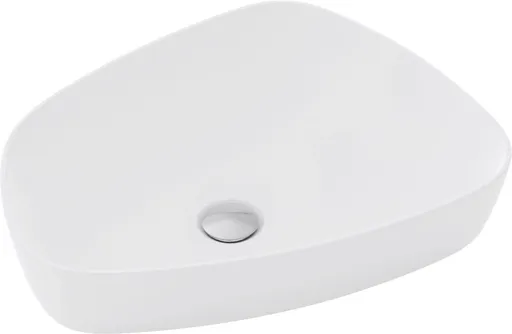 MEXEN Ono umyvadlo na desku litý mramor 51 x 39, bílá 23045101