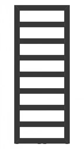 HOPA Koupelnový radiátor GLASGOW černá barva Barva Černá , Doporučená topná tyč (W) 600, Rozměr A 60, Rozměr C 125, Skutečný rozměr radiátoru (v mm) 600 x 1250 mm RADGLA601331SP