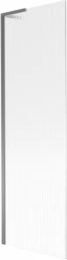 MEXEN/S Next L vanová zástěna FIX 60 x 150, proužky, grafit metal 895-060-000-03-09-95