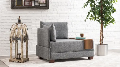 Křeslo / Jednomístná pohovka Fly Armchair Left - Grey