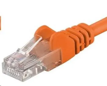 PREMIUMCORD Patch kabel UTP RJ45-RJ45 CAT5e 1m oranžová
