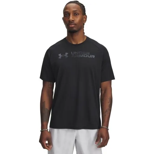 Under Armour TECH REFLECTIVE Pánské triko, černá, velikost