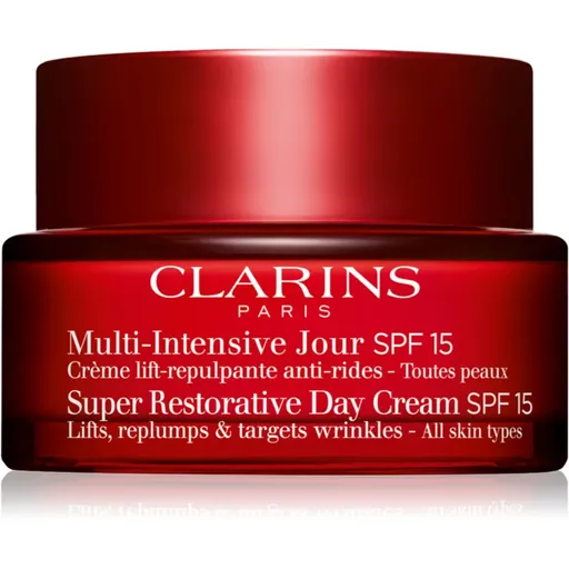 Clarins Super Restorative Day Cream SPF 15 omlazující denní krém SPF 15 50 ml