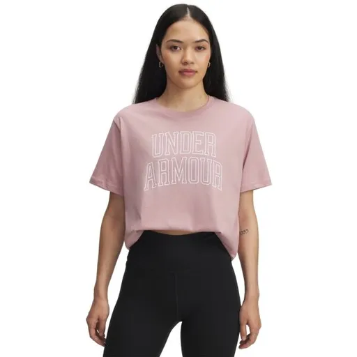 Under Armour RIVAL CAMPUS Dámské tričko, růžová, velikost S