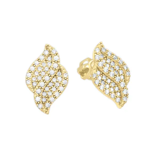 Soliter Okouzlující náušnice ze žlutého zlata 239 001 00955 00