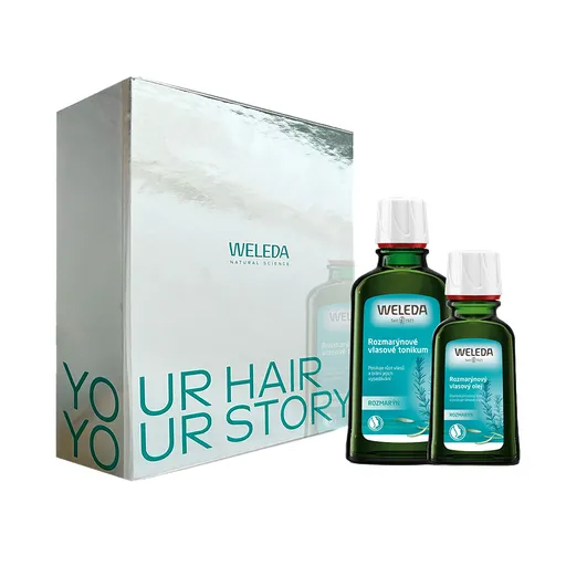 Weleda Rosemary Hair Care dárkový set 2 ks