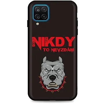 TopQ Kryt Samsung A12 silikon Nikdy to nevzdám 56790 (Sun-56790)