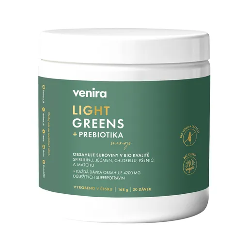 Venira Light greens + prebiotika mango 168 g