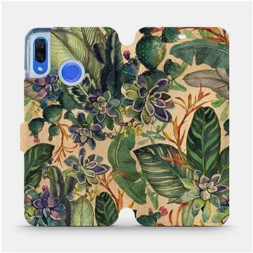 Flip pouzdro na mobil Huawei Nova 3 - VP05S Sukulenty (5903516771875)