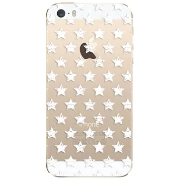 iSaprio Stars Pattern - white pro iPhone 5/5S/SE (stapatw-TPU2_i5)