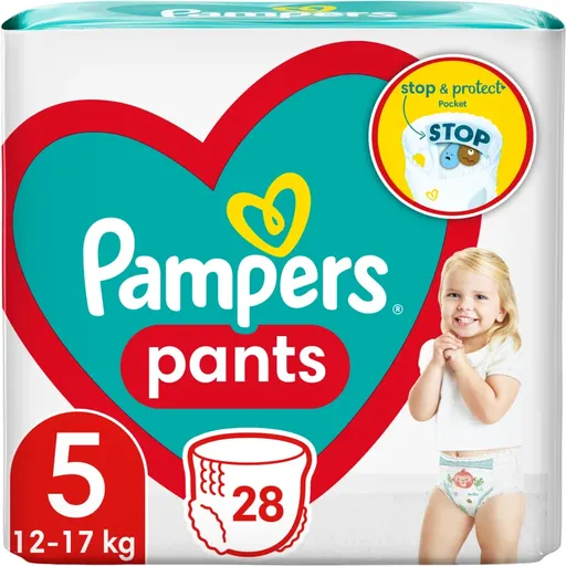 Pampers Pants Size 5 jednorázové plenkové kalhotky 11-17 kg 28 ks
