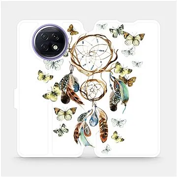 Flipové pouzdro na mobil Xiaomi Redmi Note 9T 5G - M001P Lapač a motýlci (5903516624683)