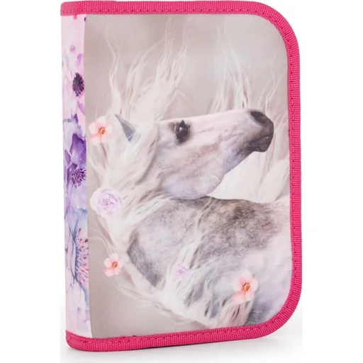 Oxybag Penál 1 patro 2 chlopně, prázdný, kůň romantic