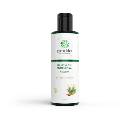 Celustin masážní olej 200 ml - Green idea