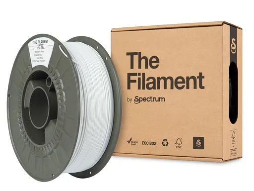 "The Filament" by Spectrum TF-24132, TPU-95A, 1.75mm, WHITE, 1kg